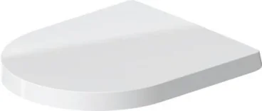 Duravit ME By Starck Wall Mounted Soft Close Toilet Seat White Satin Matt