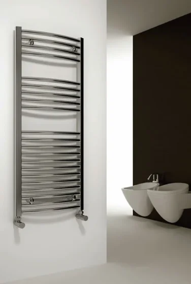 Reina Diva 500 X 1800 Towel Radiator White Flat detail view - Image 3
