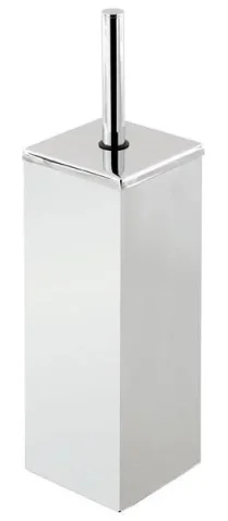 Eastbrook Rimini Metal Brush Holder Chrome