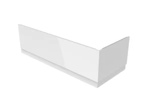 Saneux 1800x450mm Bath Panel & Plinth - Gloss White