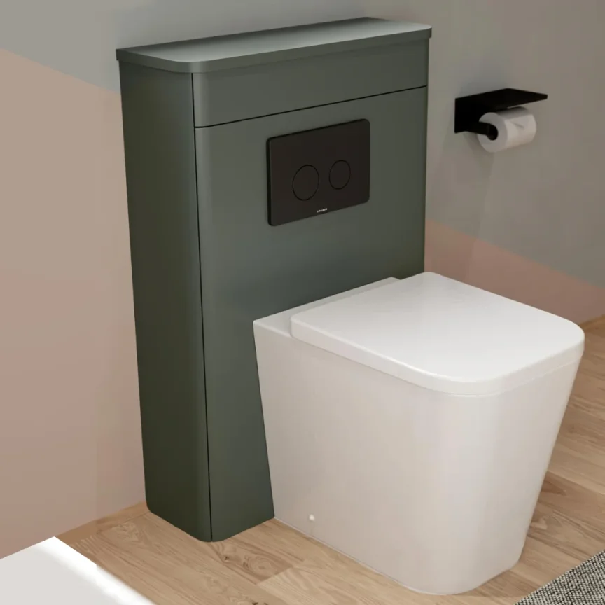 Saneux Hyde 60cm Wc Unit - Matte Sage detail view - Image 2