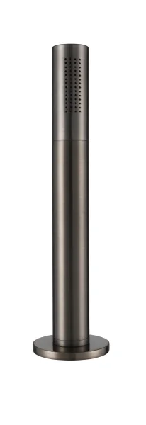 Just Taps Vos Pull-Out Shower Handle With Overflow Waste Drainer Brushed Black