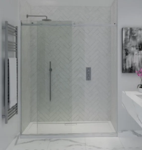 Shower Lab View 30 Standard-sliding Door + Fixed Panel 1005-1005 X 2000