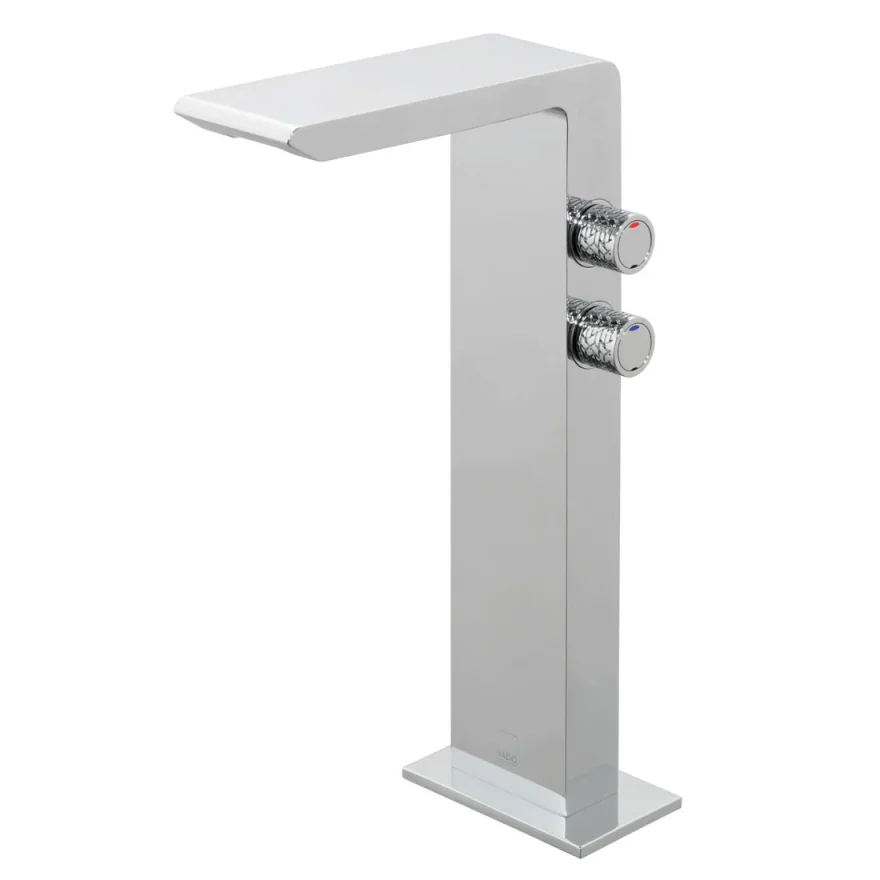 Vado Omika Extended Mono Basin Mixer Without Universal Waste Chrome product image - Image 1