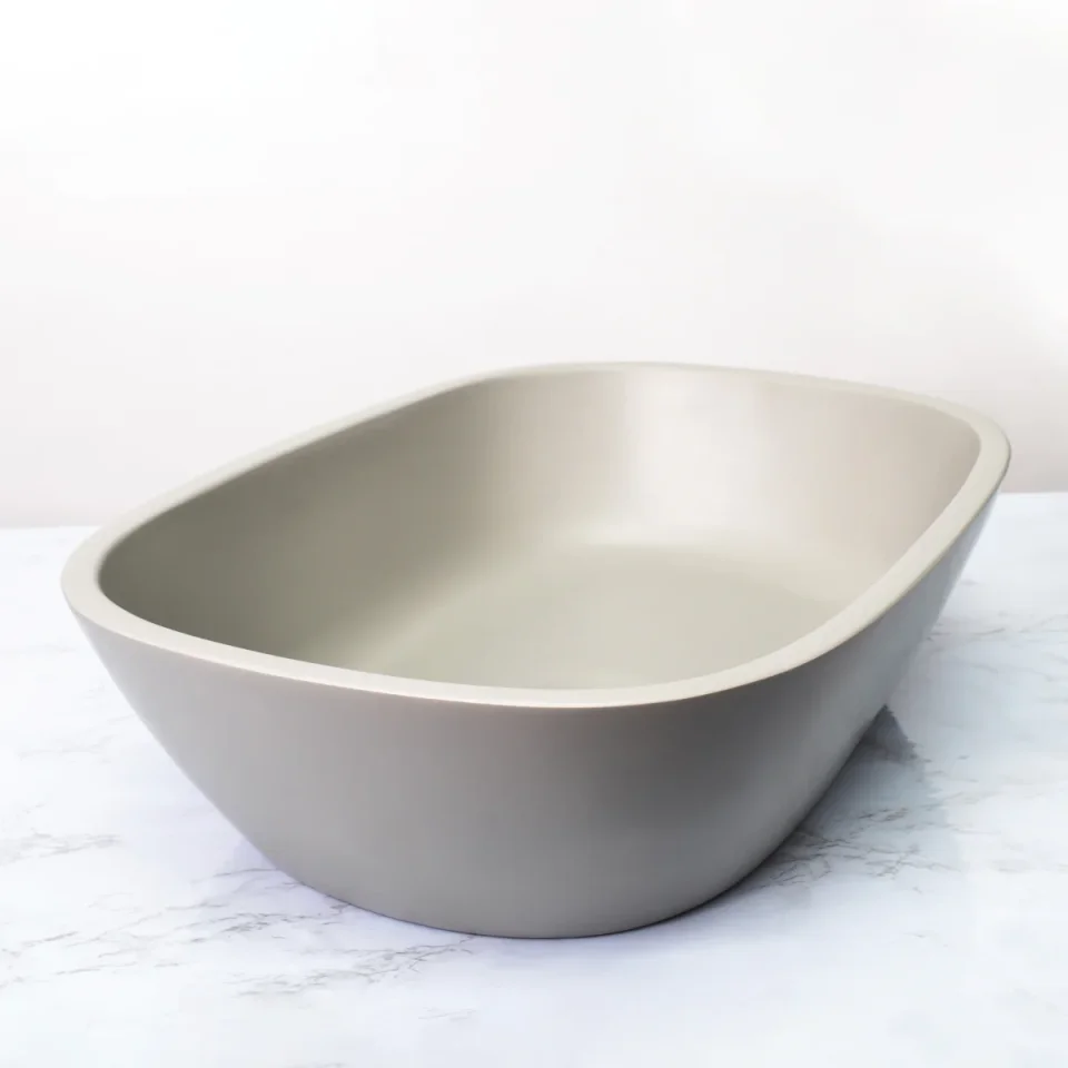 Bc Designs Vive Basin 530 X 360 Powder Grey detail view - Image 2