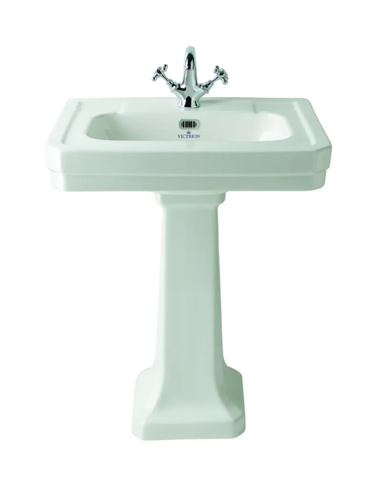 Bc Designs Victrion 540mm Basin 1th White detail view - Image 3