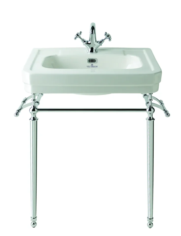 Bc Designs Victrion 540mm Basin 1th White detail view - Image 5