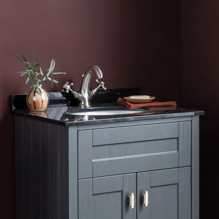 Bc Designs Victrion Crosshead Mono Basin Mixer Brushed Chrome detail view - Image 2