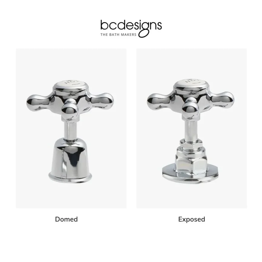 Bc Designs Victrion Crosshead Mono Basin Mixer Brushed Chrome detail view - Image 3