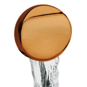 Bc Designs Overflow Filler & Push Down Waste Brushed Copper