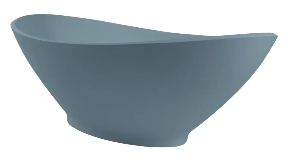 Bc Designs Kurv Bath 1890 X 900 (no Waste) Powder Grey product image - Image 1