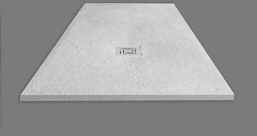 Merlyn Truestone Rectangle Tray White 1000 X 800mm detail view - Image 2