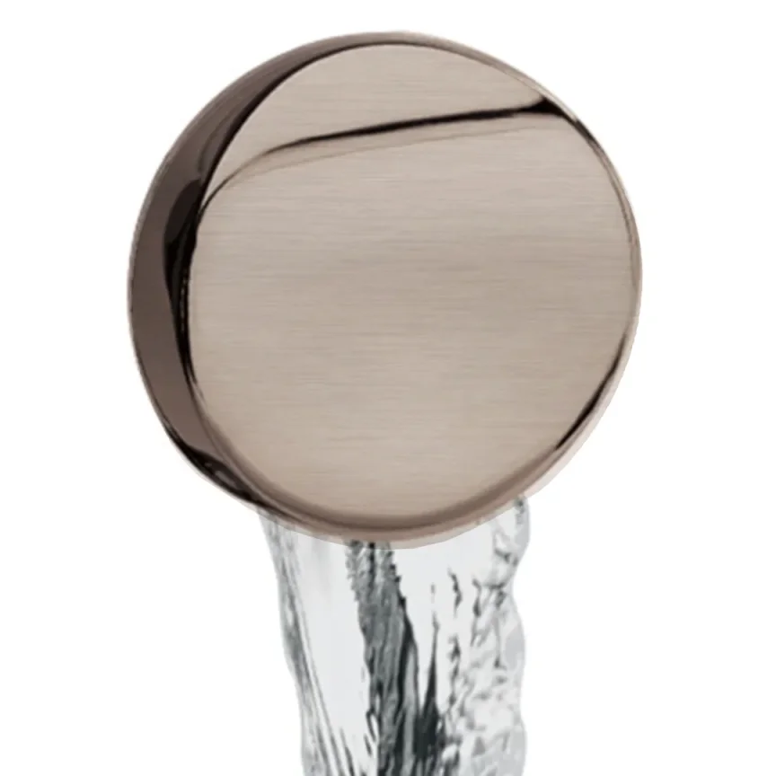 Bc Designs Overflow Filler & Push Down Waste Brushed Nickel product image - Image 1