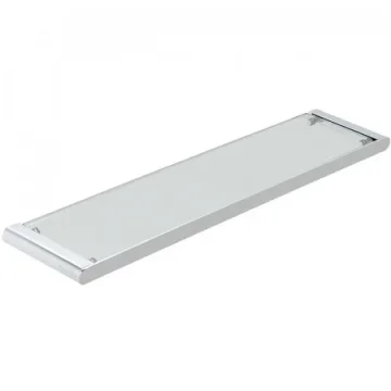 Vado Photon Clear Glass Shelf 573mm (23") Chrome
