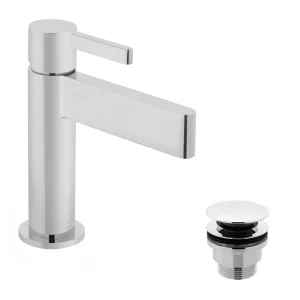 Vado Edit Mono Basin Mixer With Universal Waste Chrome
