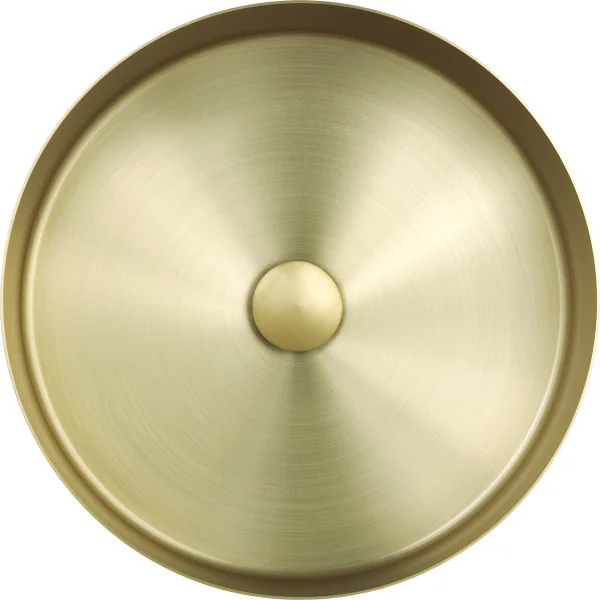 Just Taps Vos Brushed Brass Grade 316 Stainless Steel Counter Top Basin