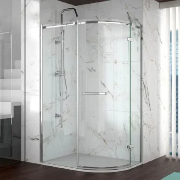 Merlyn 8 Series Frameless 1 Door Offset Quadrant 1200 X 900mm