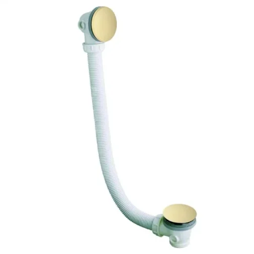 Just Taps Extended Click Clack Bath Waste Brushed Brass product image - Image 1