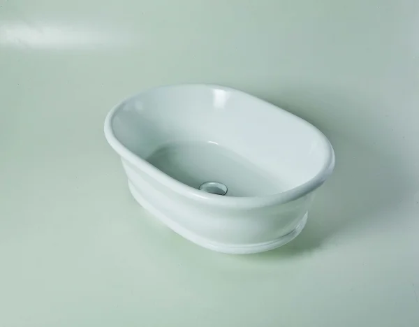 Bc Designs Bampton/aurelius Basin 535 X 390 Polished White