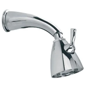 Lefroy Brooks Classic Shower Arm & Brunswick 8 Jet Showerhead - Chrome