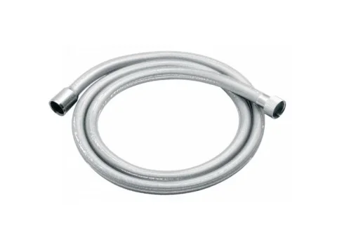 Vado Zoo Smoothflex Anti-twist Silver Shower Hose 150cm Chrome detail view - Image 2