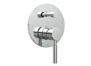 Vado Origins 2 Outlet Single Lever Concealed Manual Valve With Diverter Chrome