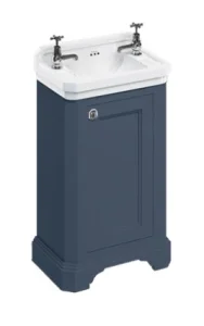 Burlington Cloakroom Basin Unit For B8 Basin Blue