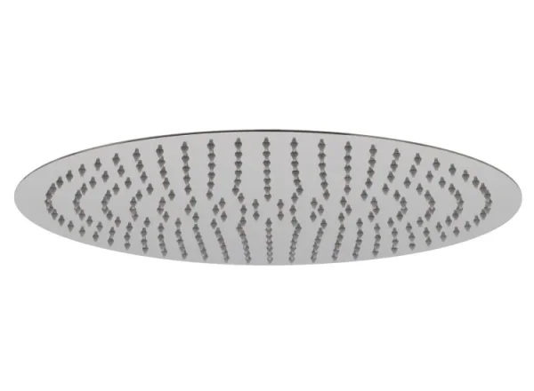 Vado Aquablade Single Function Easy Clean Slim Line Round Shower Head, 400mm (16") Chrome detail view - Image 2
