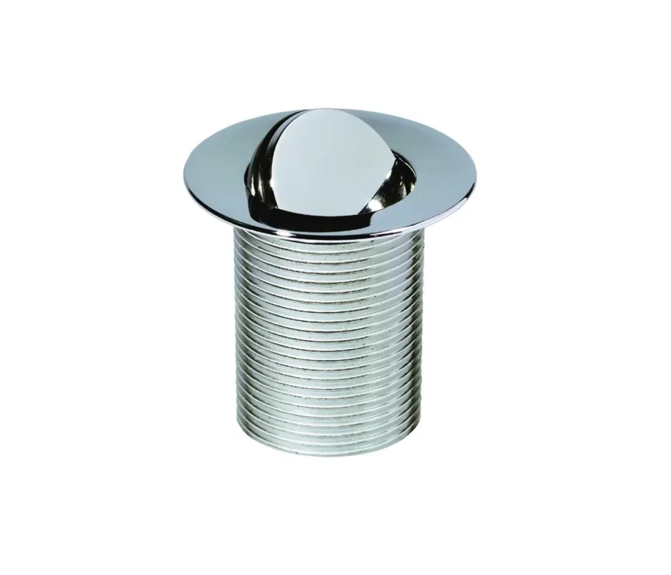 Just Taps Flip Top Basin Waste Unslotted Chrome product image - Image 1