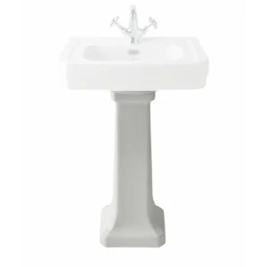 Bc Designs Victrion Pedestal (540mm Basin) White
