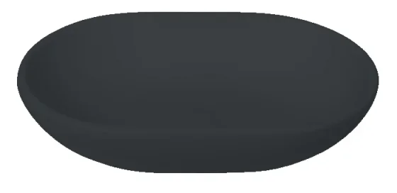 Bc Designs Crea Basin 575 X 145 Gunmetal product image - Image 1