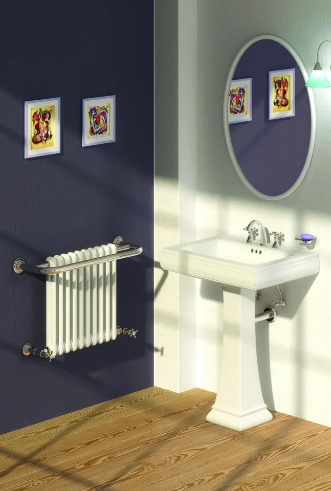 Reina Camden 508 X 680 Traditional Radiator detail view - Image 2