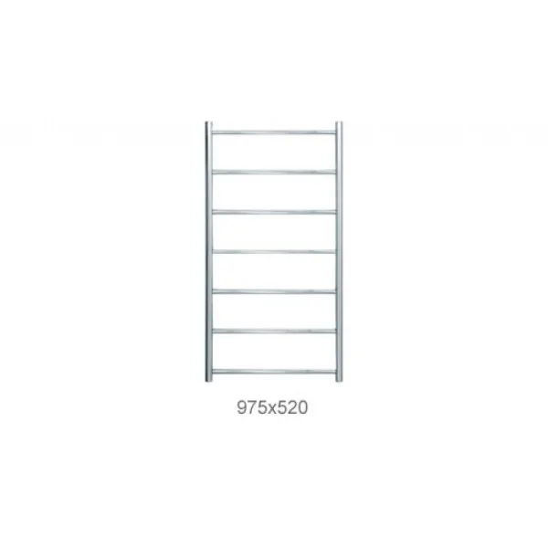 Jis Pevensey 975 X 520mm Radiator For Electric Heating Satin Stainless Steel