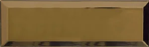 European Tiles Bisello Oro 10X30 Brillo Ceramic  Tile