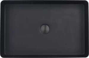 Just Taps Vos Matt Black Grade 316 Stainless Steel Counter Top Basin