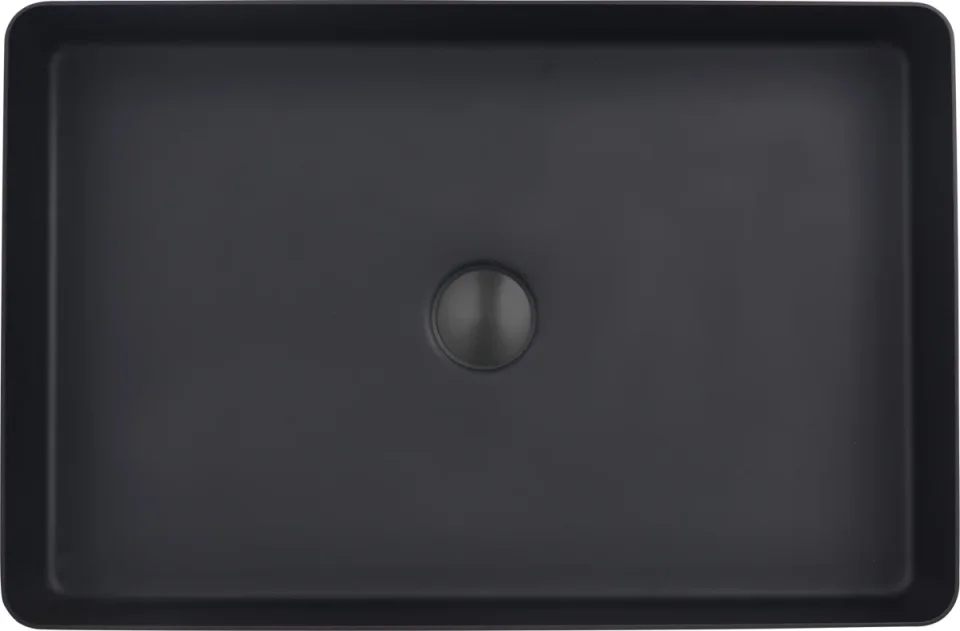 Just Taps Vos Matt Black Grade 316 Stainless Steel Counter Top Basin product image - Image 1