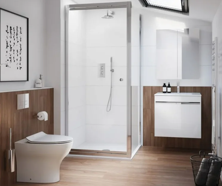 Crosswater Kai Back To Wall Toilet White detail view - Image 3