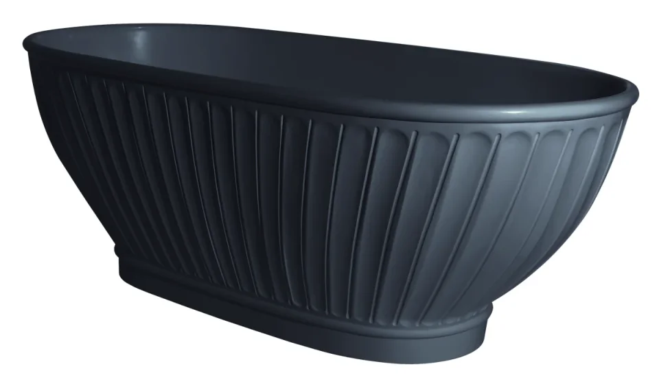 Bc Designs Casini Bath 1680 X 750 (no Waste) Gunmetal product image - Image 1