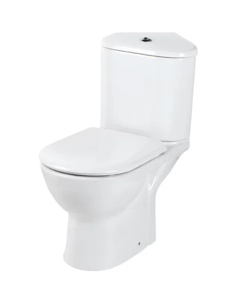 Eastbrook Kompact Corner Cistern Inc Fittings White