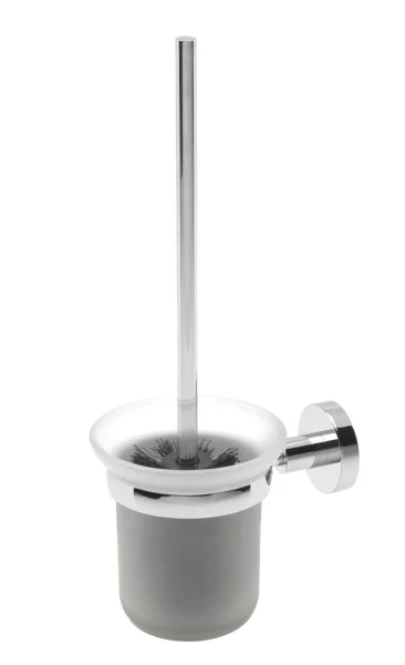 Eastbrook Genoa Glass Brush Holder Chrome