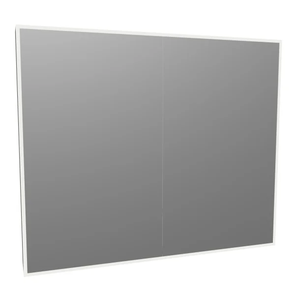 Faeber Edge 900 Led 2 Door Illuminated Mirror Cabinet (recess Compatible)