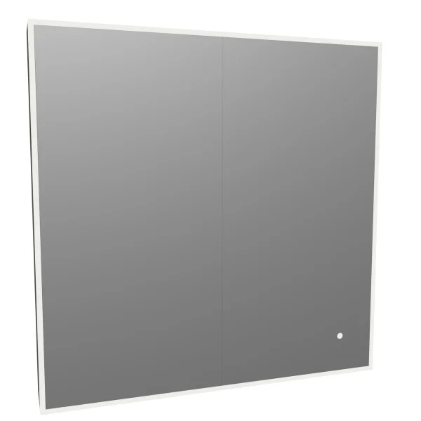Faeber Edge 750 Led 2 Door Illuminated Mirror Cabinet (recess Compatible)