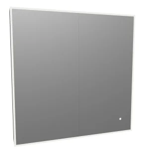Faeber Edge 750 Led 2 Door Illuminated Mirror Cabinet (recess Compatible)