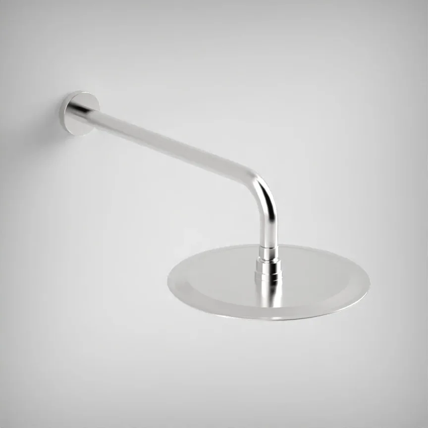Ava Round 250mm Shower Head - Polished Stainless Steel detail view - Image 3