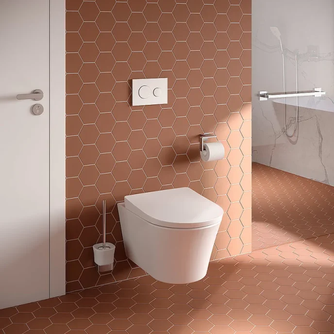 TOTO GP Soft Close Toilet Seat With Quick Release Gloss White detail view - Image 3