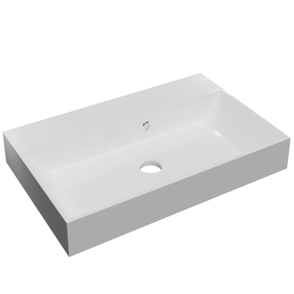 Faeber Silkstone Venice 700mm Basin Gloss product image - Image 1