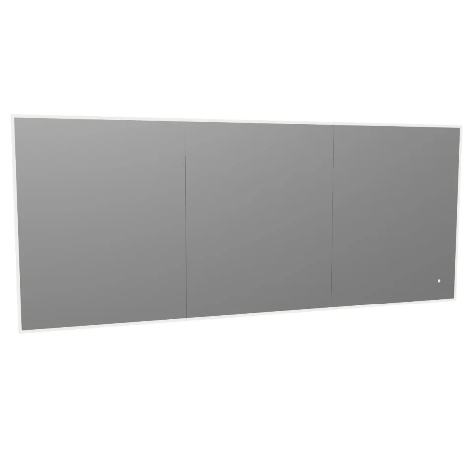Faeber Edge 1800 Led 3 Door Illuminated Mirror Cabinet (recess Compatible) product image - Image 1