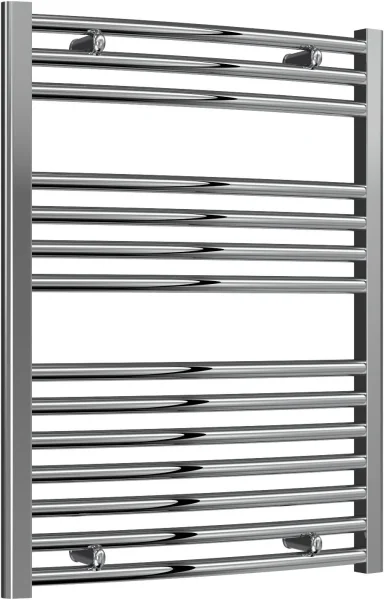 Reina Diva 600 X 800 Towel Radiator Chrome Curved