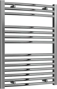 Reina Diva 600 X 800 Towel Radiator Chrome Curved