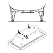 Kaldewei 5030 Box Bath Feet Only Standard